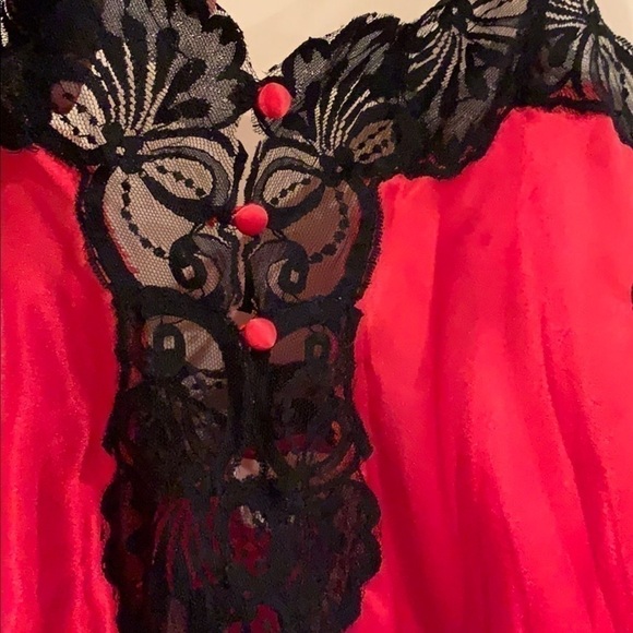 VICTORIAS SECRET VINTAGE LACE LACE SATIN LINGERIE - Picture 5 of 8